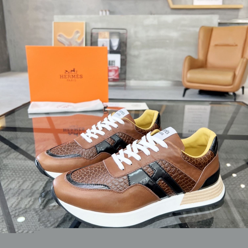 H**mes leather shoes